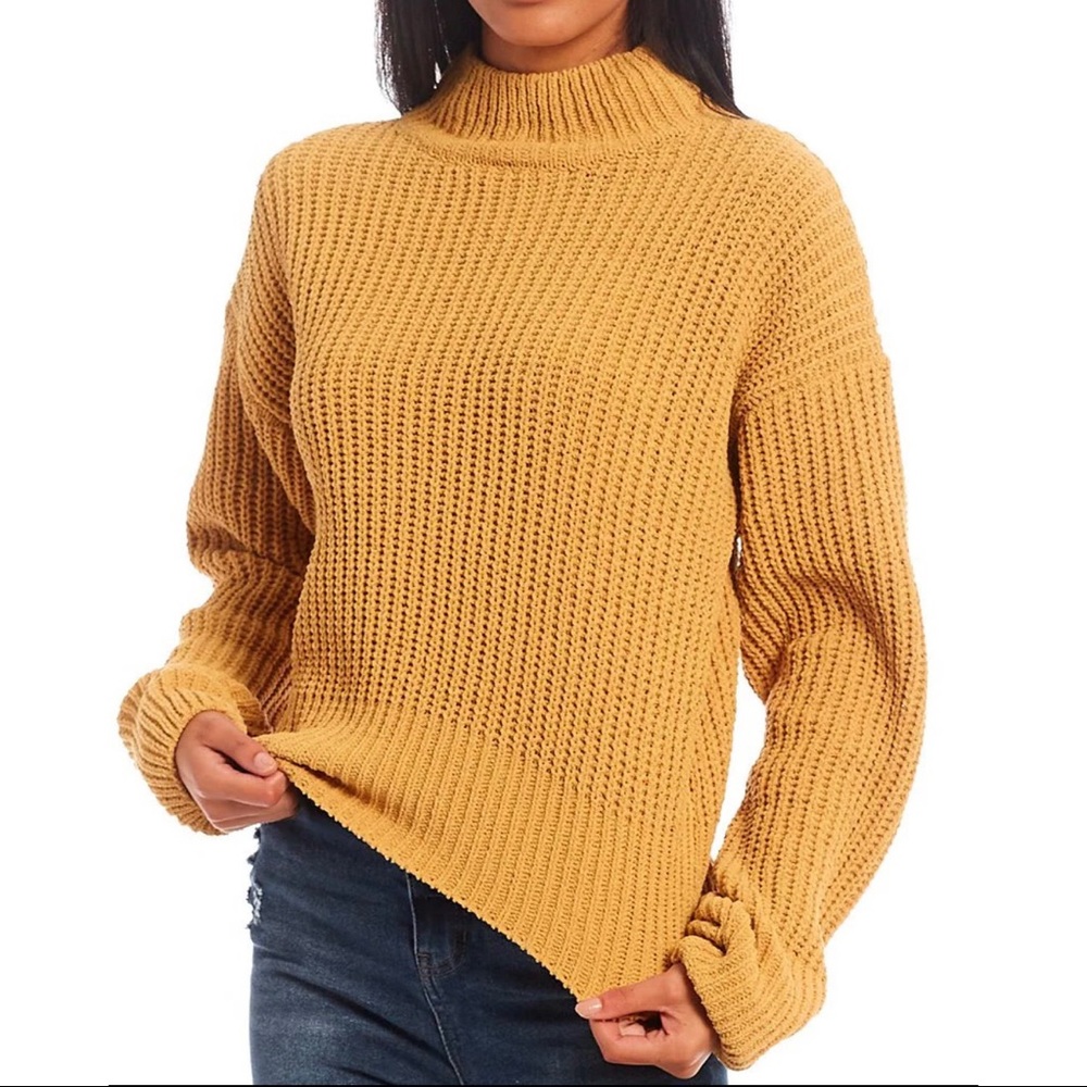 Double Zero Mustard Sweater